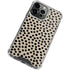 Cheetah Spots iPhone 14 Pro Clear Case